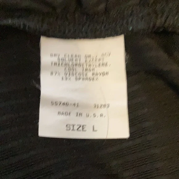 Daniel & Rebecca vintage women’s ribbed black jersey long dress. - Picture 8 of 8